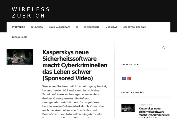 JustWrite theme site design template sample