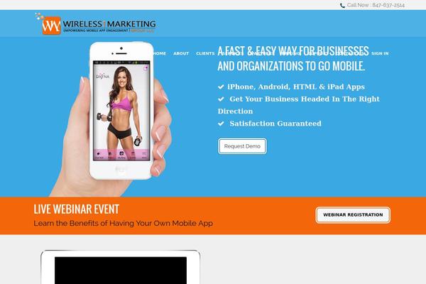 Site using AeroLeads Contact Us Details plugin
