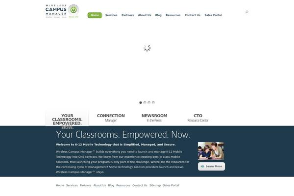 Nova theme site design template sample