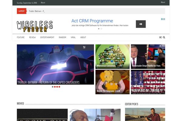 Delipress theme site design template sample