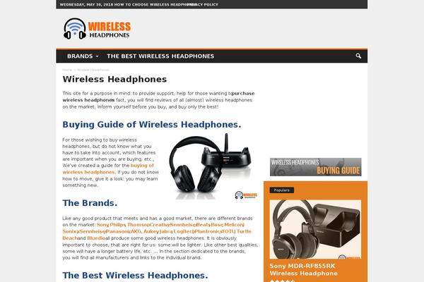 wirelessheadphonesguide.com site used Wirelessheadphone-v3.4