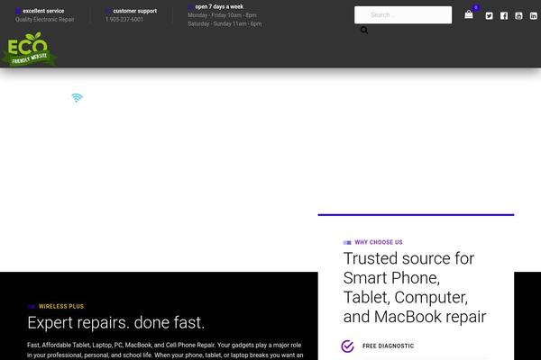 Site using Line-shortcodes plugin