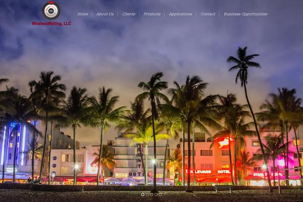 Nouveau theme site design template sample