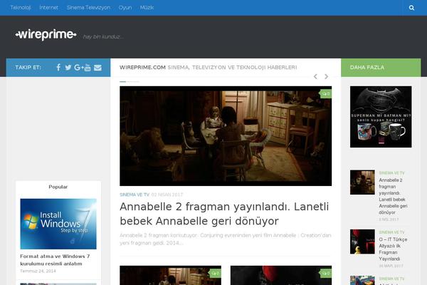 Site using Theia-post-slider plugin