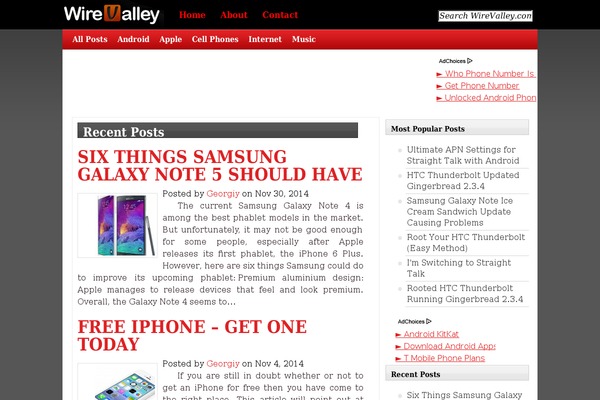 Hemingway theme site design template sample