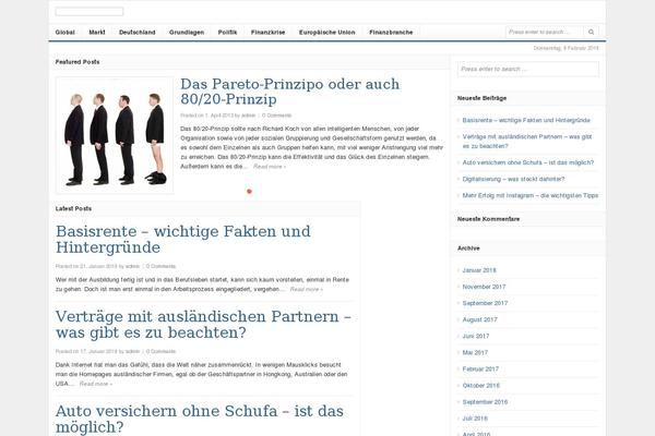 Daily theme site design template sample
