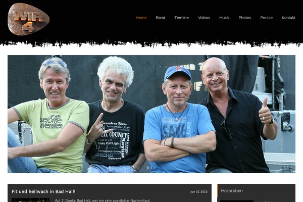 Rockband theme site design template sample