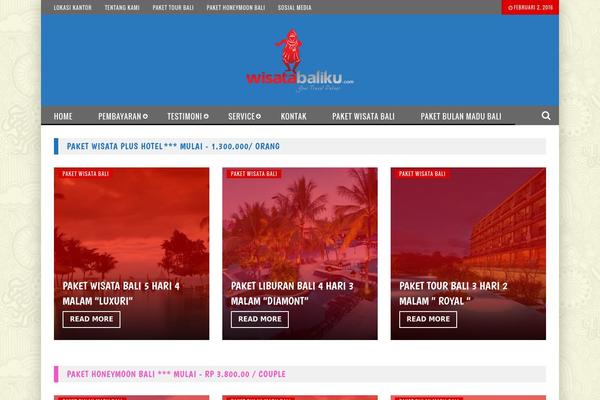 Blossom Travel theme site design template sample