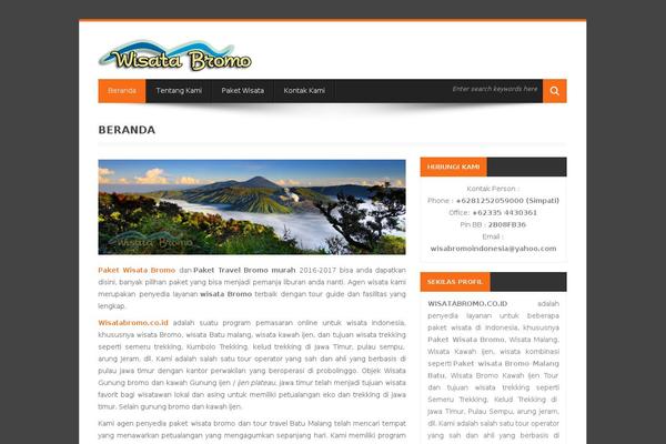 wisatabromo.co.id site used BiscayaLite