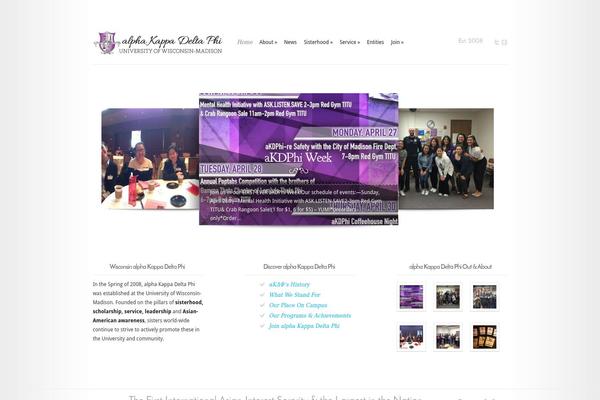 Modest theme site design template sample