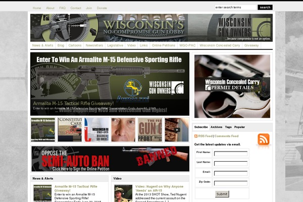 wisconsingunowners.org site used Wp-clear-prem