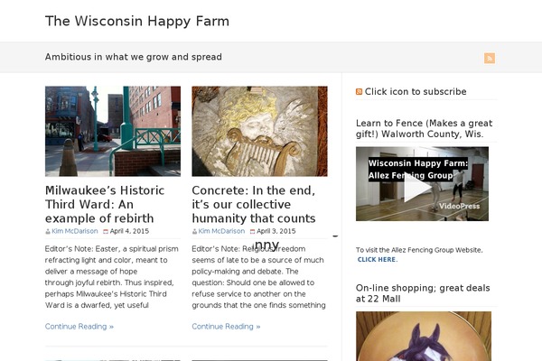 wisconsinhappyfarm.com site used Archive-2