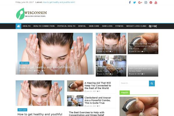 Site using Social Profiles Widget plugin