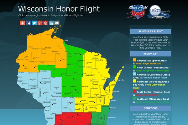 wisconsinhonorflight.org site used Understrap-honorflight