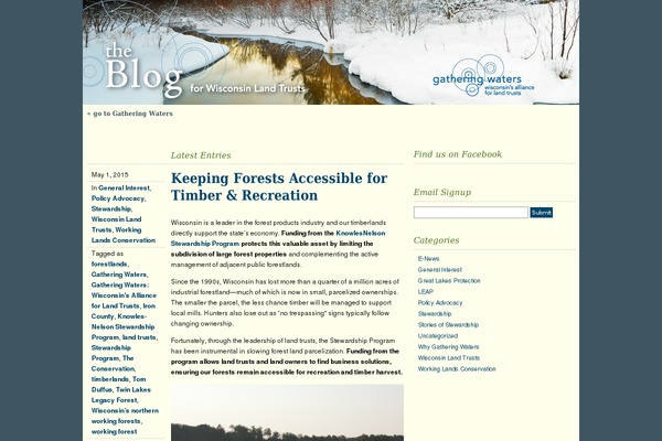 wisconsinlandtrusts.org site used Gwc