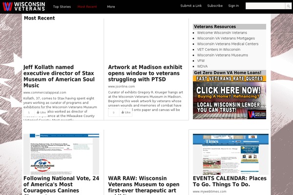 WordPress website example screenshot