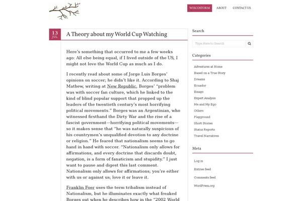 Fruitful theme site design template sample