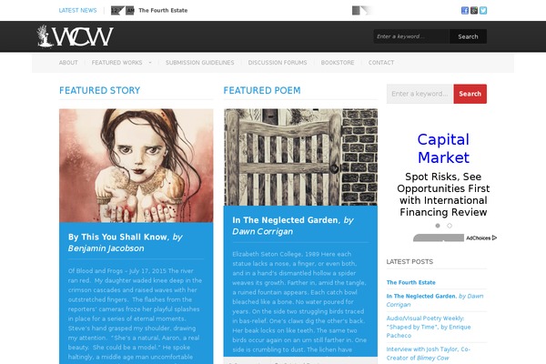 Reporter theme site design template sample
