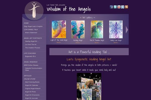Wisdom theme site design template sample