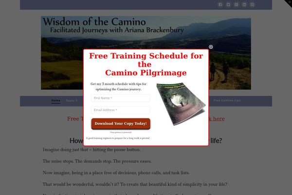 Site using Cornerstone plugin