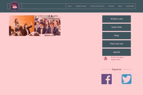wisdomschool.es site used Wpcloud