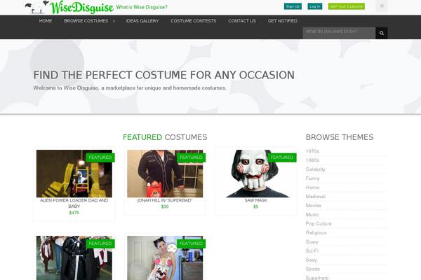 Marketplace theme site design template sample