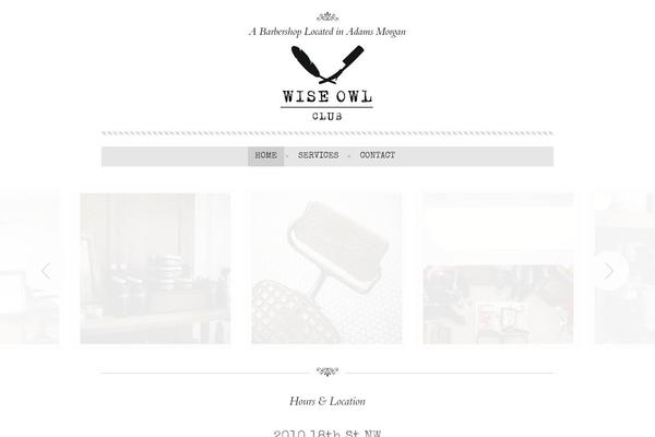 Announcement theme site design template sample