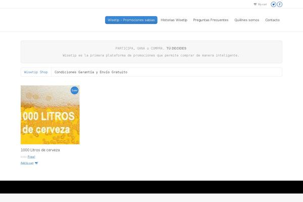 Site using Pricing Table plugin