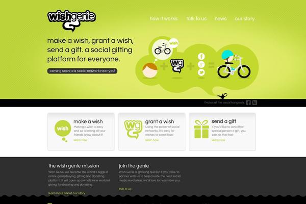 wishgenie.com site used Wishgenie