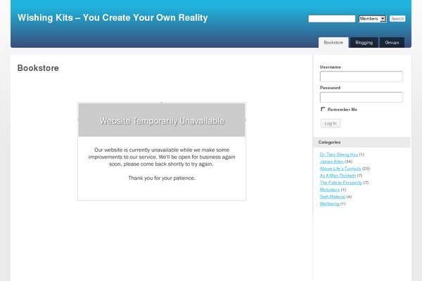 WordPress website example screenshot