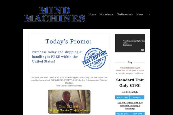 wishingmachineproject.com site used Mindmachine10