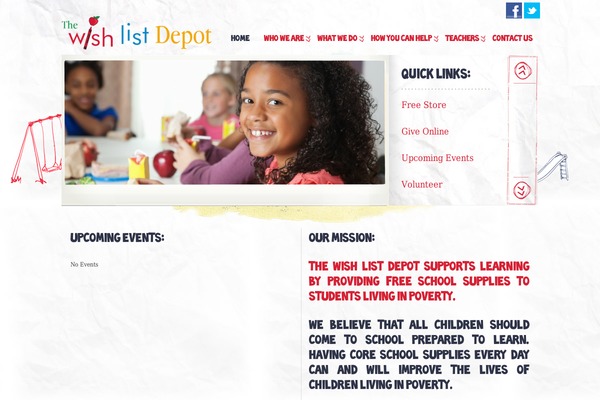 Kids theme site design template sample