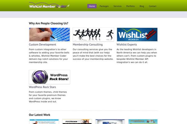 Simplicity theme site design template sample