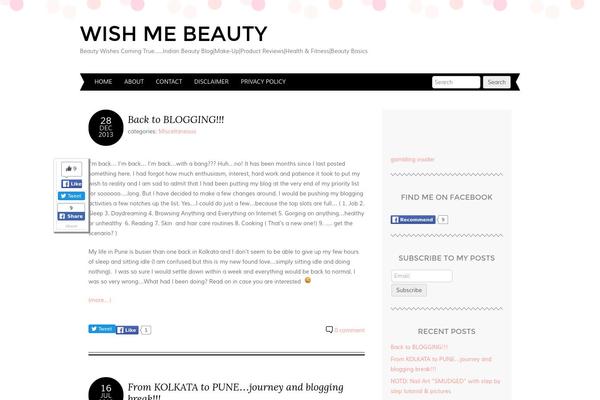 wishmebeauty.com site used Adelle