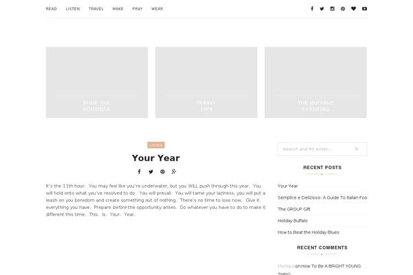 Chanel theme site design template sample