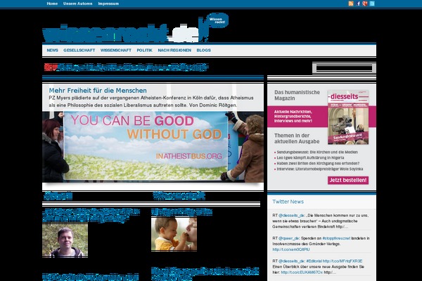 Site using Fade in fade out xml rss feed plugin