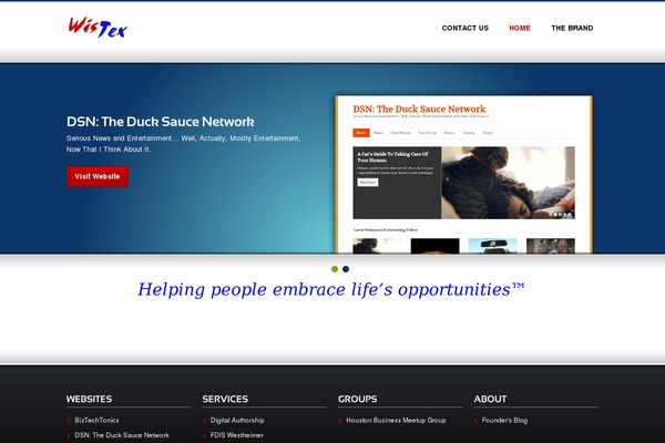 Sansation theme site design template sample