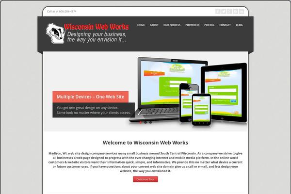 Corpo theme site design template sample