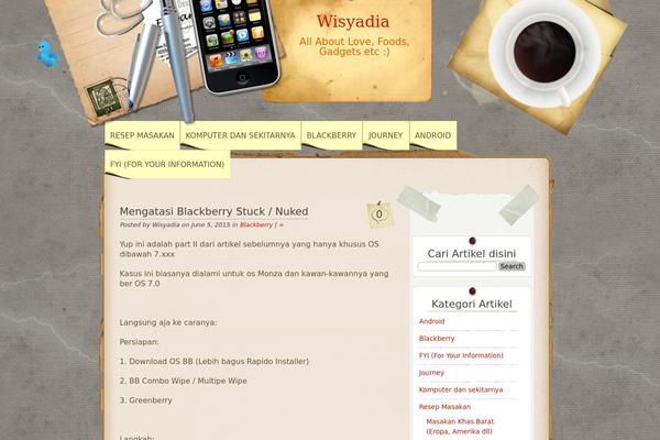 Desk Mess Mirrored theme site design template sample