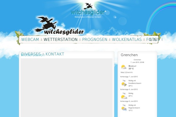 Cloudy-blue-sky theme site design template sample