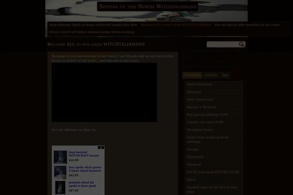 Site using Ebay Sales Lister plugin
