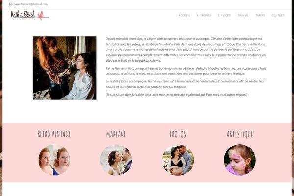Roneous theme site design template sample