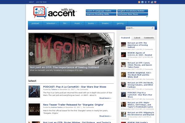 Site using Media Credit plugin