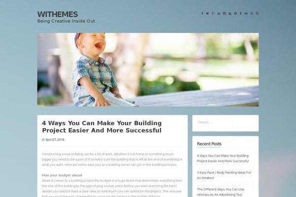 Blackoot Lite theme site design template sample