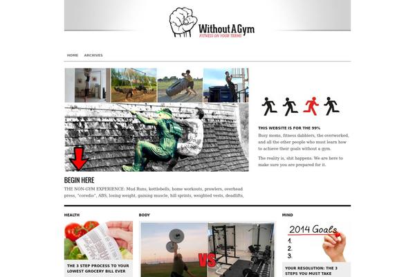 Structure Theme theme site design template sample