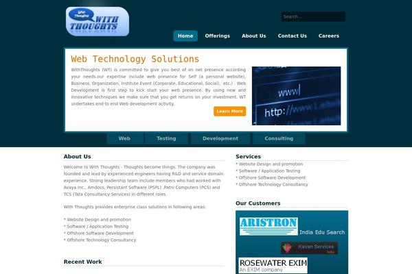 Venture theme site design template sample