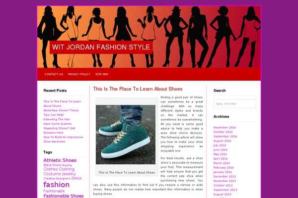 Red Light theme site design template sample