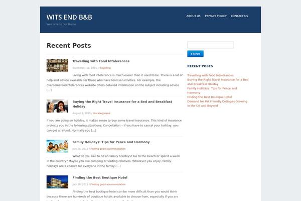 Waterside theme site design template sample