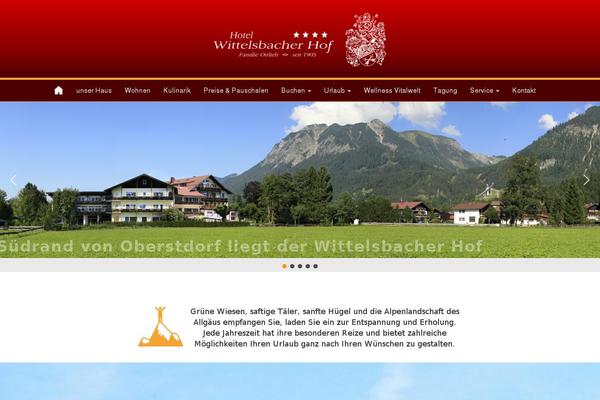 Site using Parallax Scroll plugin