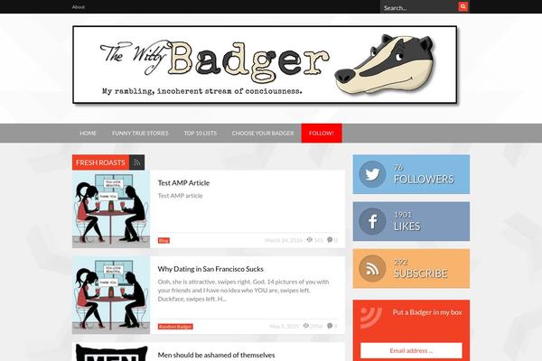 Site using Email Pick Up plugin